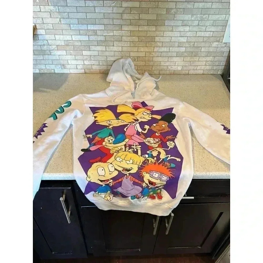 Nickelodeon "Made In The 90's" long Sleeve Shirt Size Medium  ‎ Bg